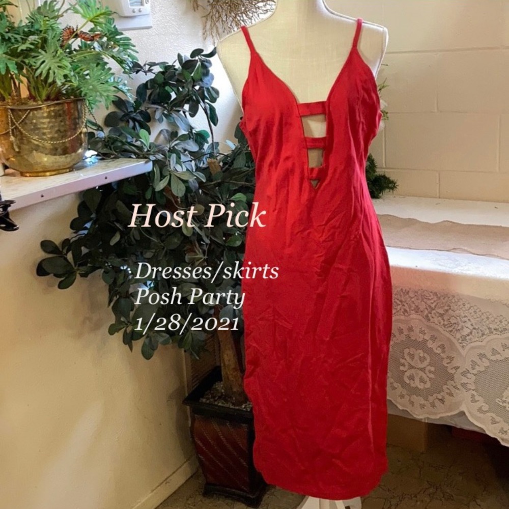 GB Red Dress - Picture 2 of 8